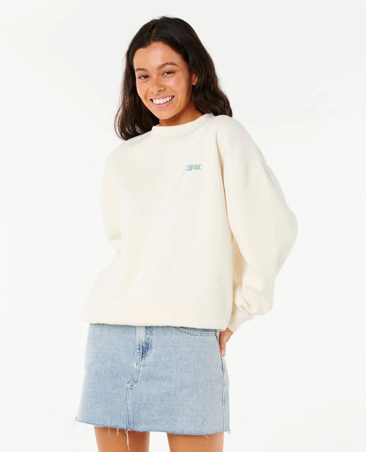 Felpa Girocollo Rip Curl Emily Neon Diamond Eritage