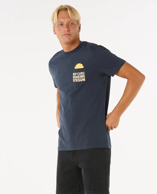 T-shirt Rip Curl Surf Sun Soaker Pocket Tee
