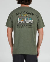 Carica l&#39;immagine nel visualizzatore di Gallery, T-shirt Salty Crew Reels &amp; Meals Premium
