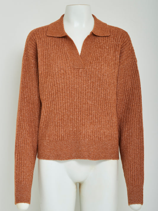 Pullower Desires DSEmma Crop Polo Knit