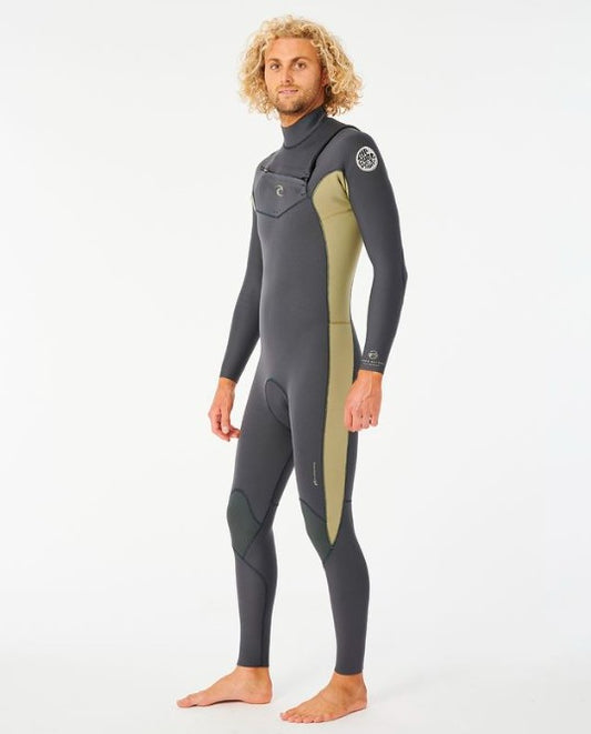 Muta Uomo Rip Curl Dawn Patrol 4/3 Zip Frontale