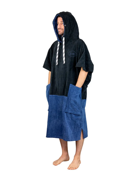 Poncho All-In Black Navy