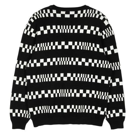 Maglione Uomo Santa Cruz Check Stripe Knit Crew