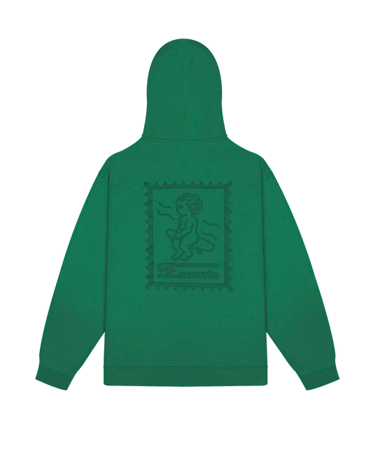 Felpa Cappuccio Ementa Ikon Stamp 3D