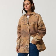 Giacca Rip Curl Retrò Swell Jacquard Shacket