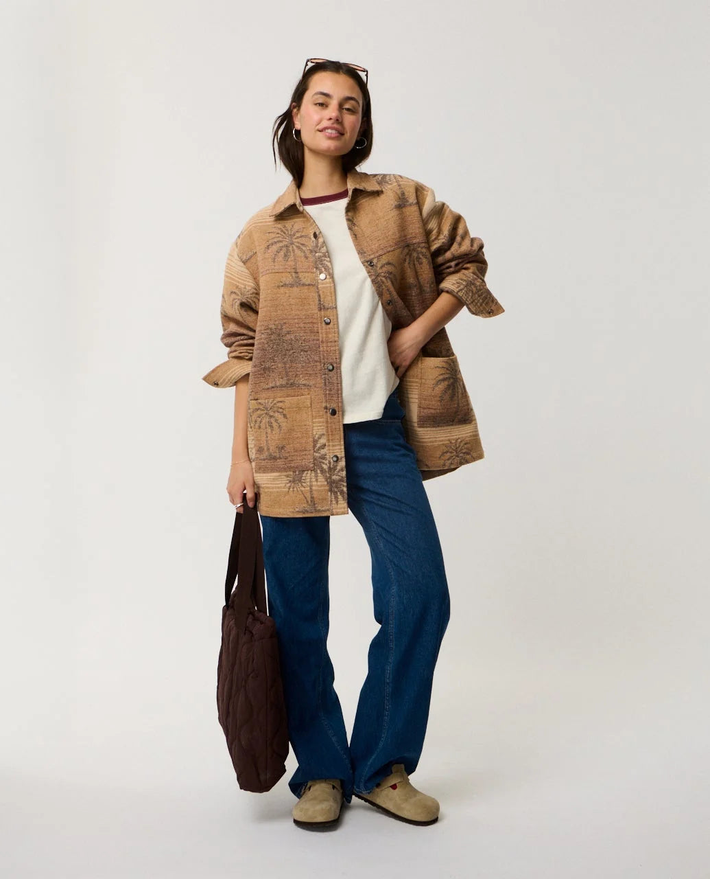 Giacca Rip Curl Retrò Swell Jacquard Shacket