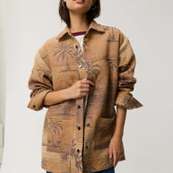 Giacca Rip Curl Retrò Swell Jacquard Shacket