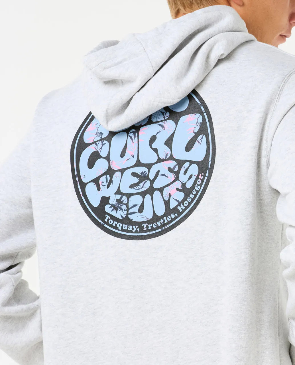 Felpa Cappuccio Zip Rip Curl Wettie Passage Icon