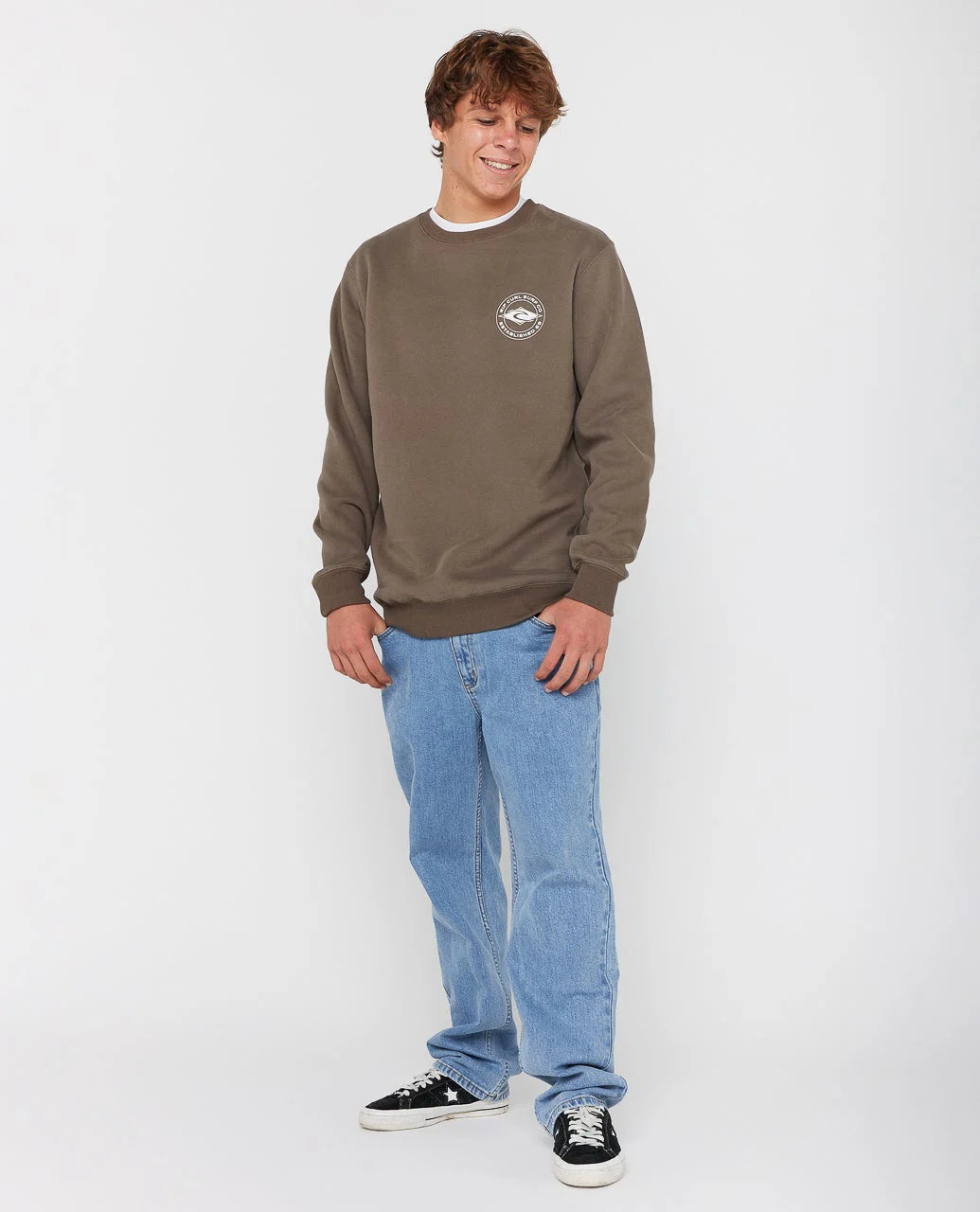Felpa Girocollo Rip Curl Staple Crew