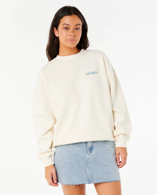 Felpa Girocollo Rip Curl Emily Neon Diamond Eritage