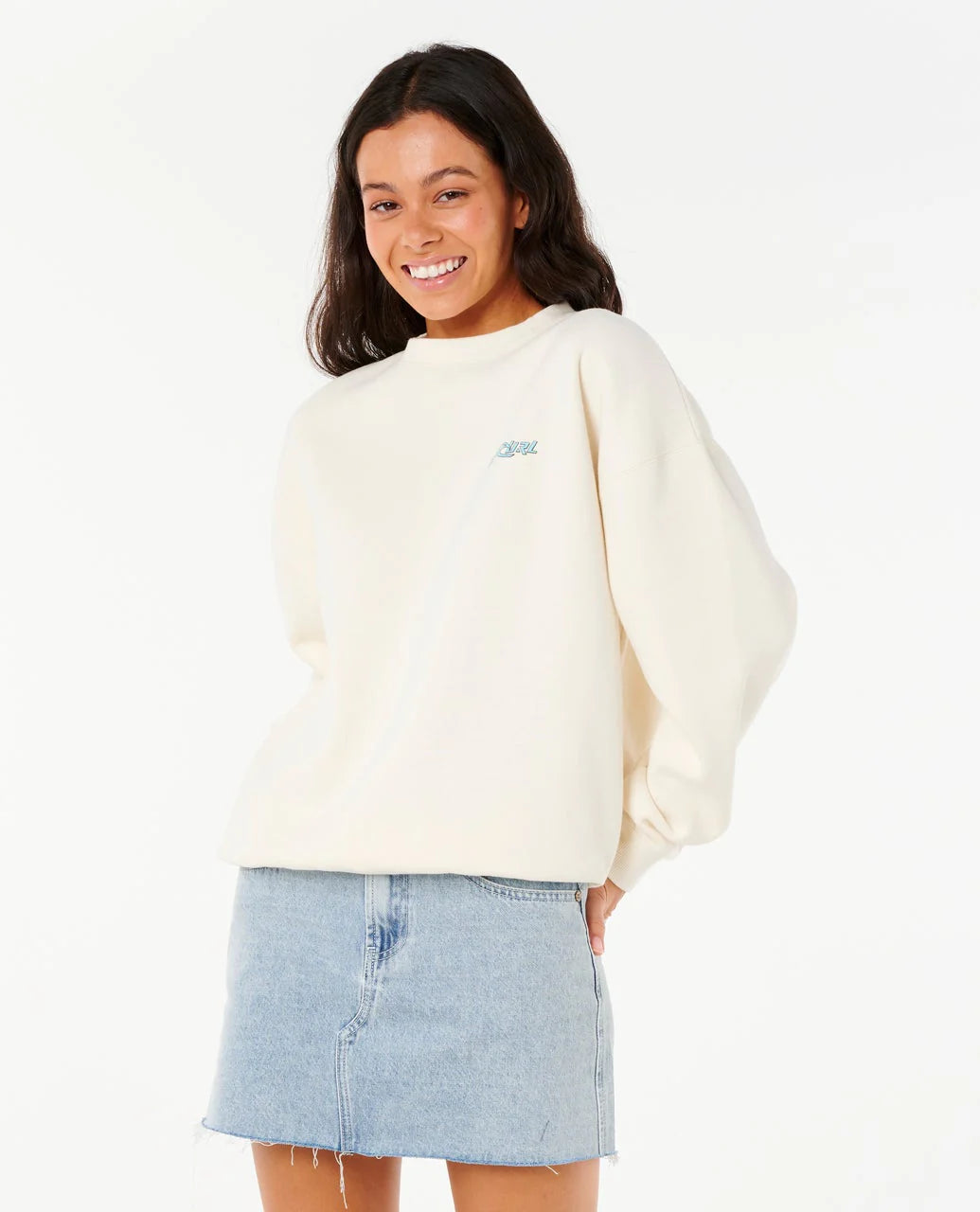 Felpa Girocollo Rip Curl Emily Neon Diamond Eritage