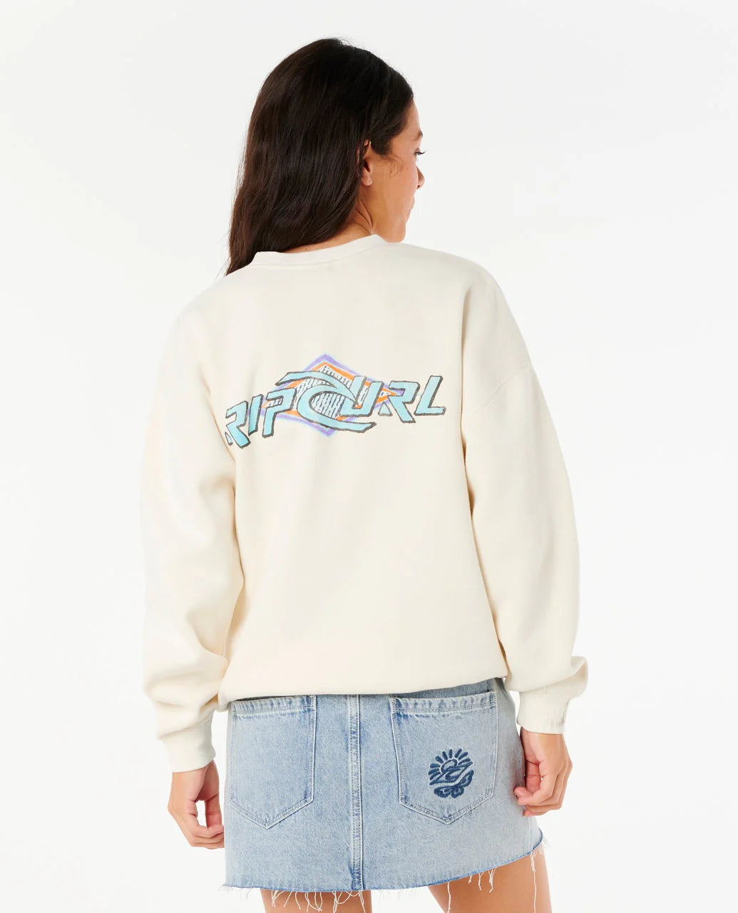 Felpa Girocollo Rip Curl Emily Neon Diamond Eritage