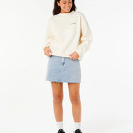 Felpa Girocollo Rip Curl Emily Neon Diamond Eritage