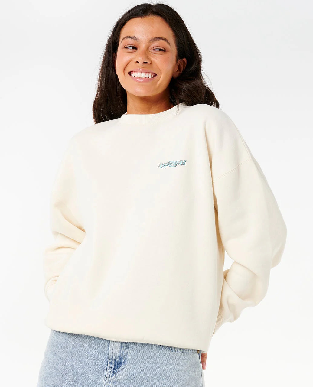 Felpa Girocollo Rip Curl Emily Neon Diamond Eritage