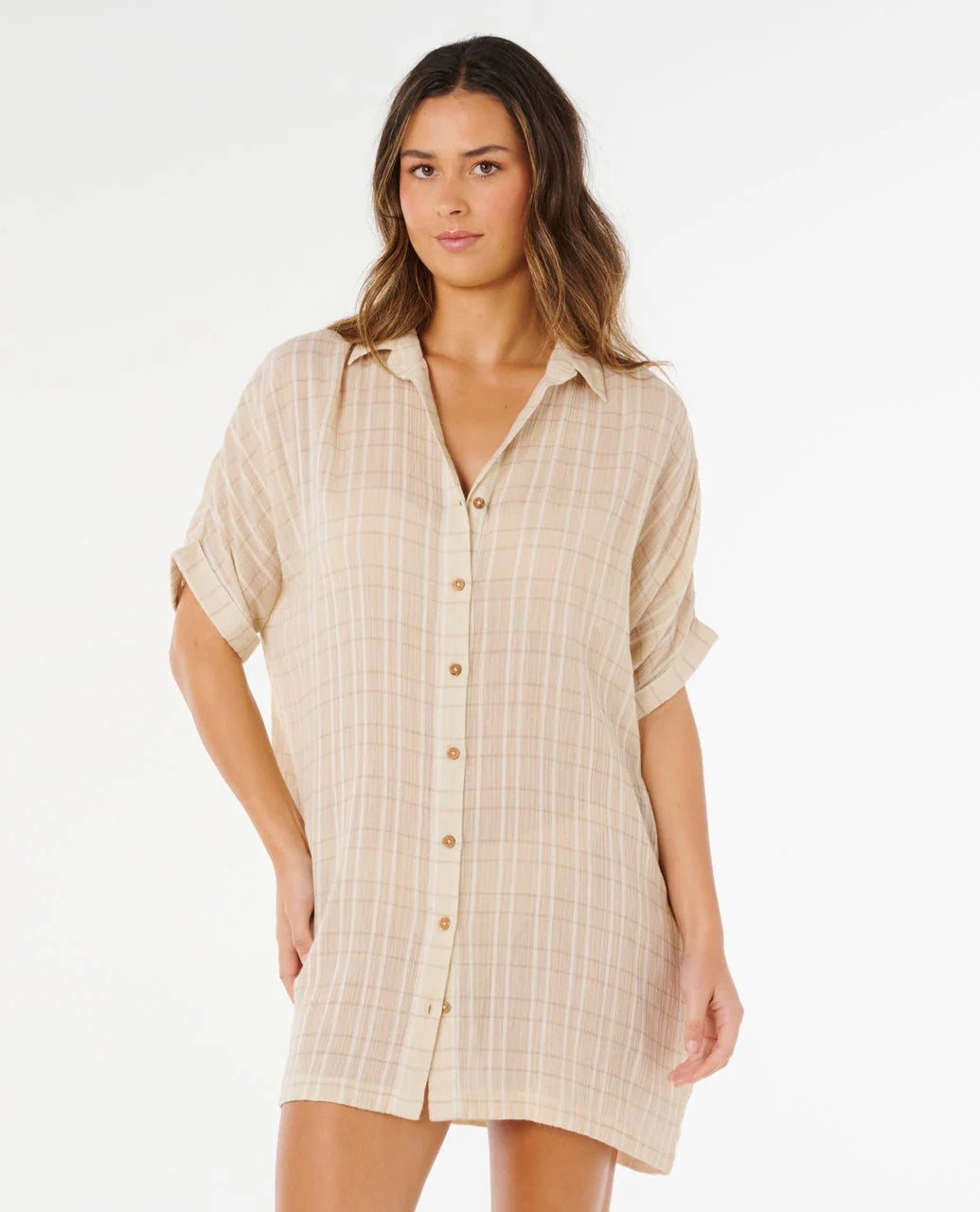 Camicia Donna Rip Curl Paradise Check Cover Up