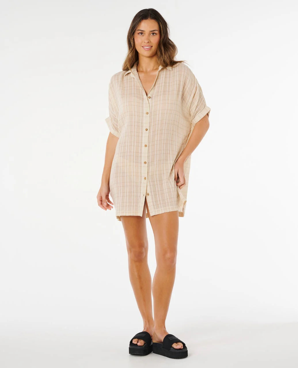 Camicia Donna Rip Curl Paradise Check Cover Up