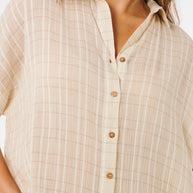 Camicia Donna Rip Curl Paradise Check Cover Up