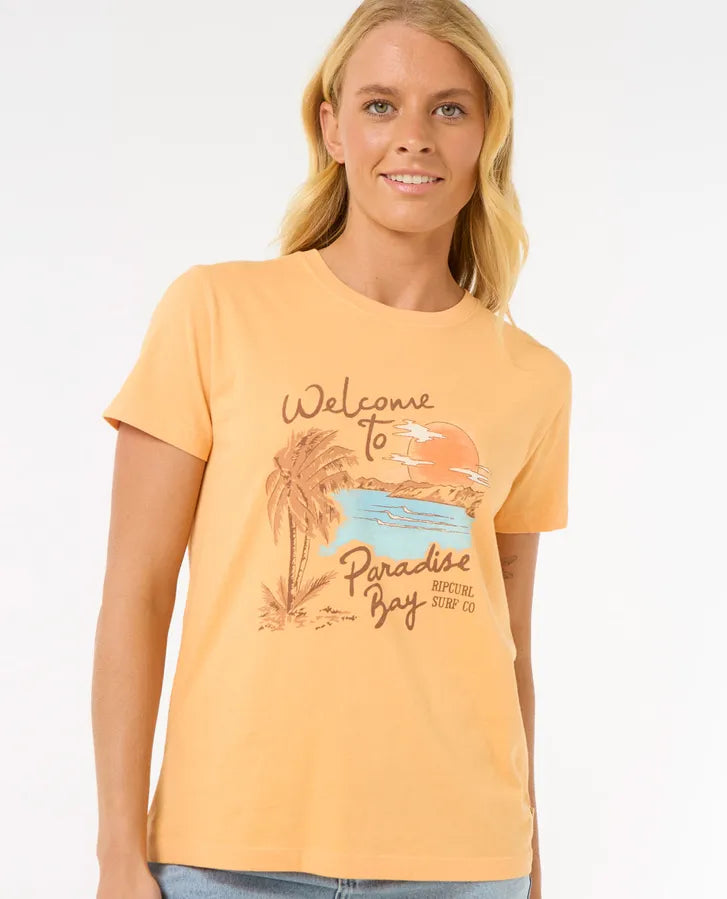 T-Shirt Donna Rip Curl Paradise Bay Standard Tee