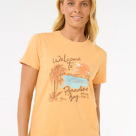 T-Shirt Donna Rip Curl Paradise Bay Standard Tee