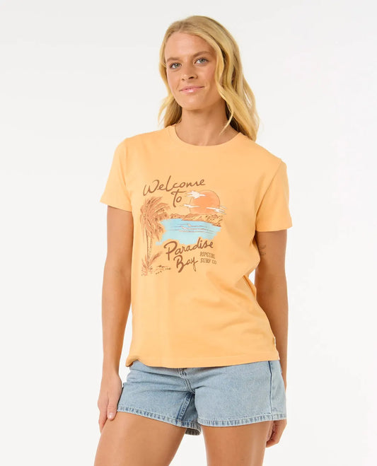 T-Shirt Donna Rip Curl Paradise Bay Standard Tee