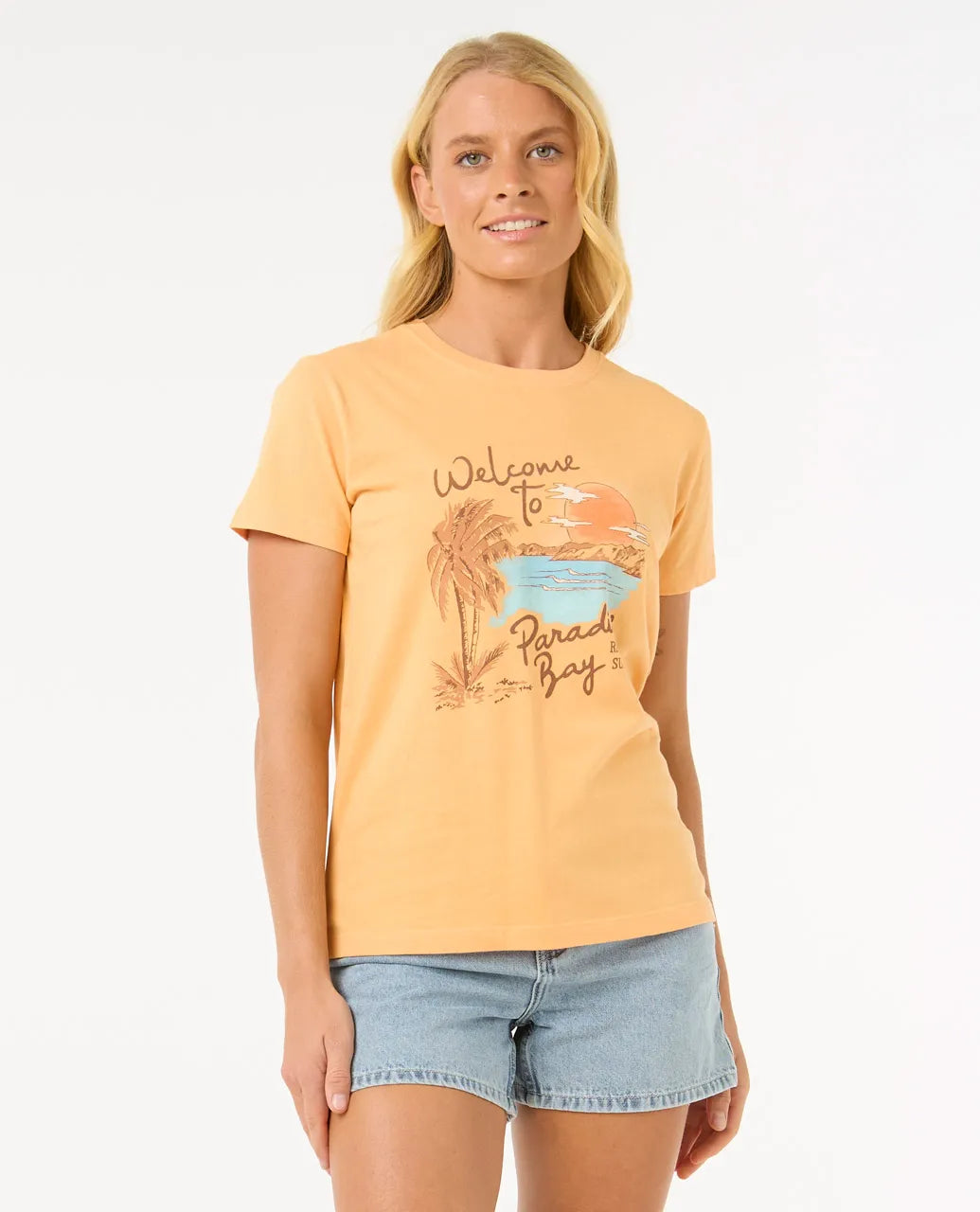 T-Shirt Donna Rip Curl Paradise Bay Standard Tee