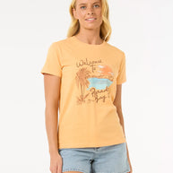 T-Shirt Donna Rip Curl Paradise Bay Standard Tee