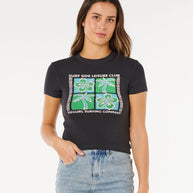 T-Shirt Donna Rip Curl Surf Side Fitted Tee