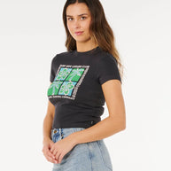 T-Shirt Donna Rip Curl Surf Side Fitted Tee