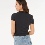 T-Shirt Donna Rip Curl Surf Side Fitted Tee