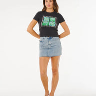 T-Shirt Donna Rip Curl Surf Side Fitted Tee