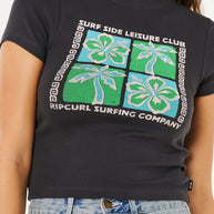 T-Shirt Donna Rip Curl Surf Side Fitted Tee