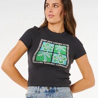 T-Shirt Donna Rip Curl Surf Side Fitted Tee