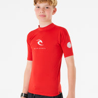 Lycra Rip Curl Corp Short Sleeve UV Boy