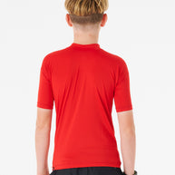Lycra Rip Curl Corp Short Sleeve UV Boy