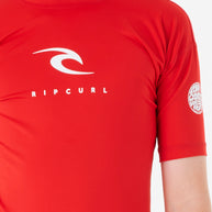 Lycra Rip Curl Corp Short Sleeve UV Boy