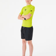Lycra Rip Curl Corp Short Sleeve UV Boy