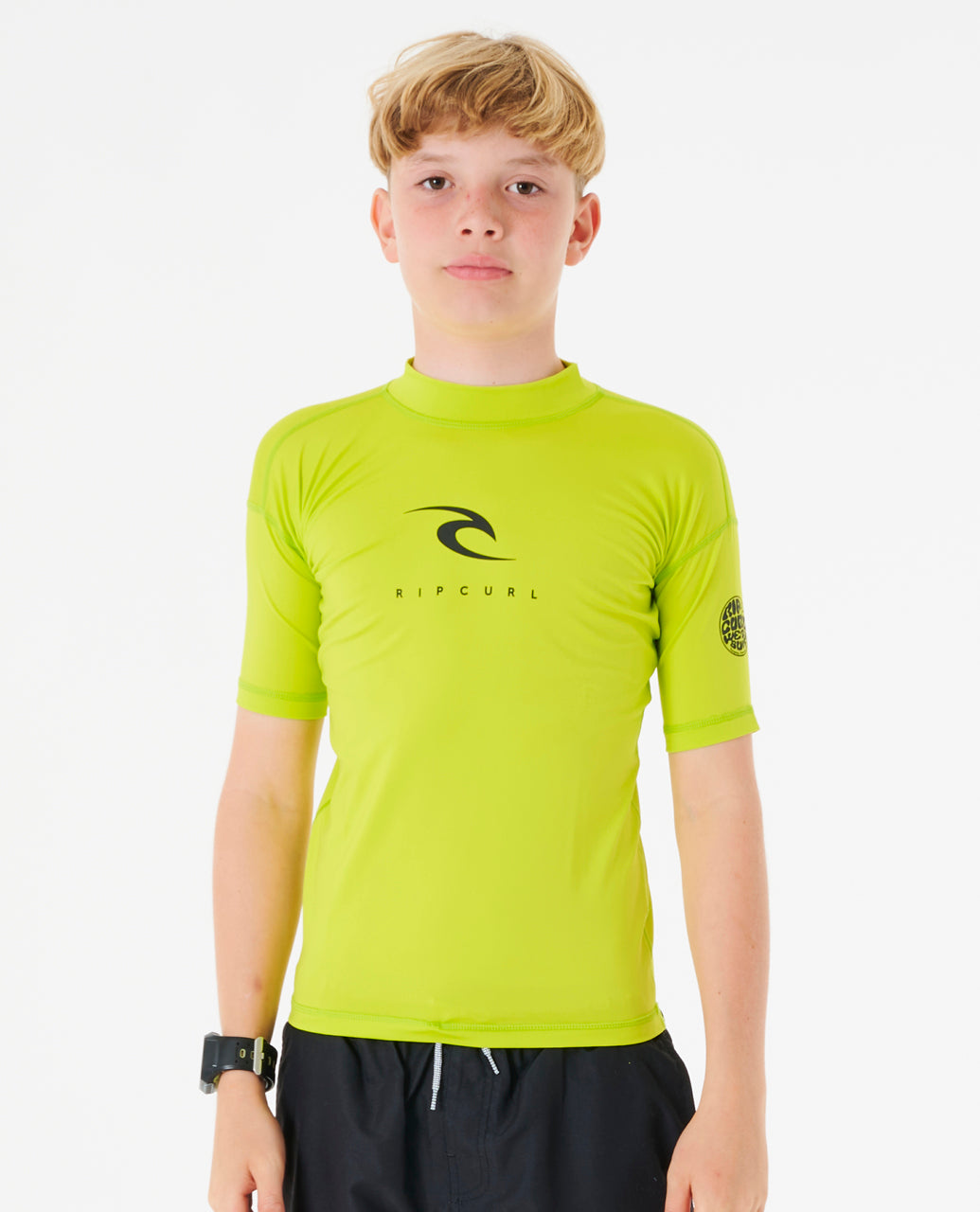 Lycra Rip Curl Corp Short Sleeve UV Boy