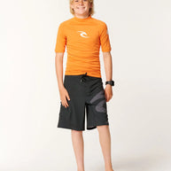 Lycra Rip Curl Ragazzo Anti-UV Waves Maniche Corte