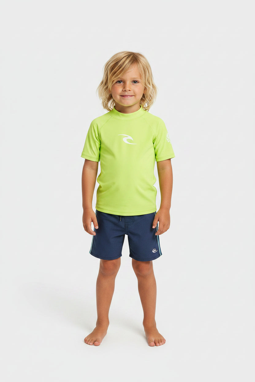 Lycra Rip Curl Bambino Anti-UV Waves Maniche Corte