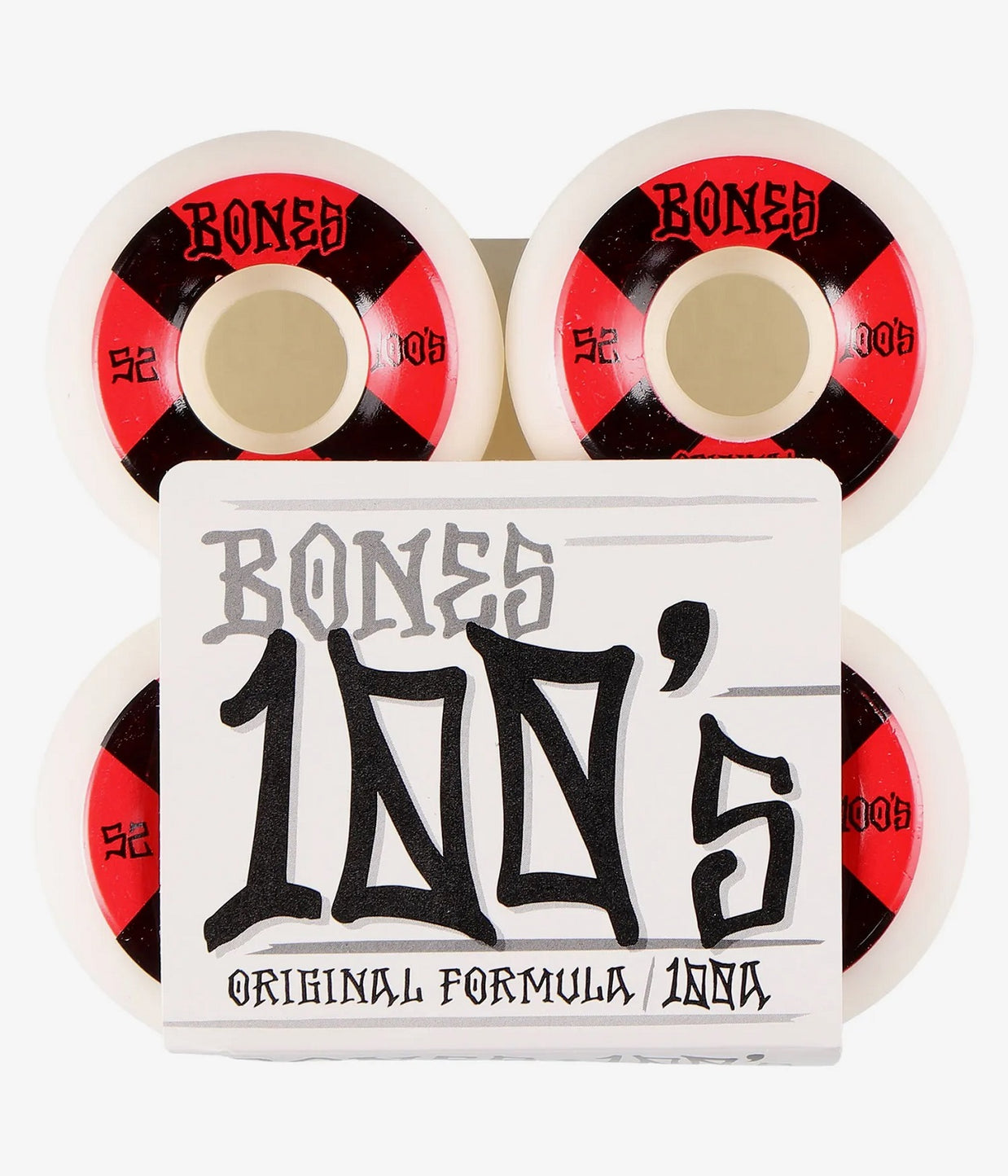 Ruote Skate Bones 100's V5 Natural 52