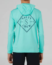 Carica l&#39;immagine nel visualizzatore di Gallery, Maglia Tecnica UPF 50+ Salty Crew Tipped Hood Sunshirt