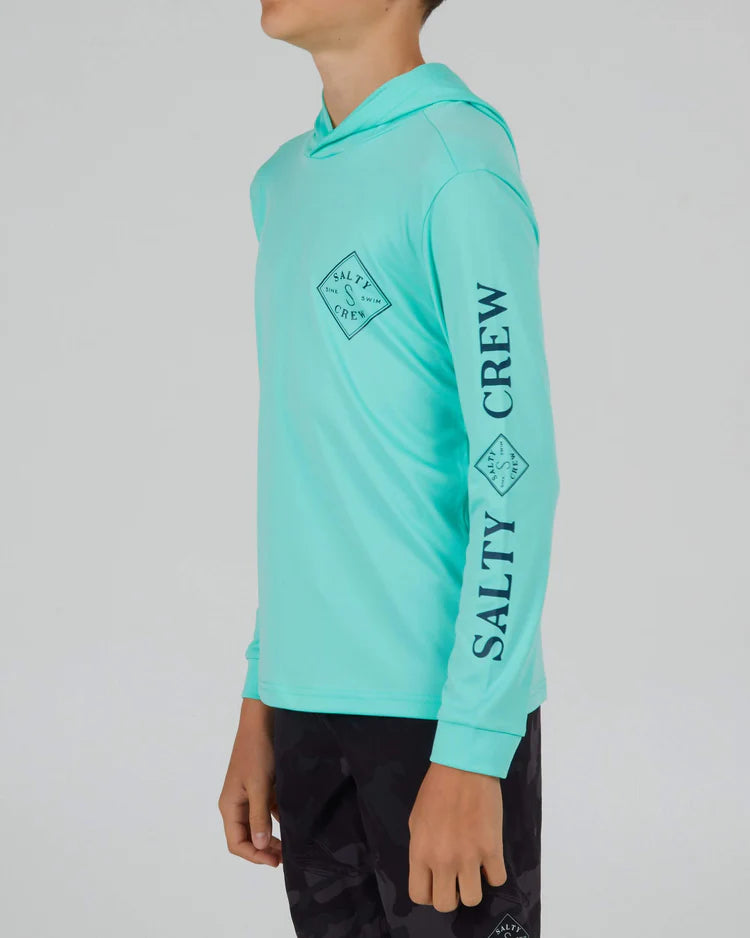 Maglia Tecnica UPF 50+ Salty Crew Tipped Hood Sunshirt