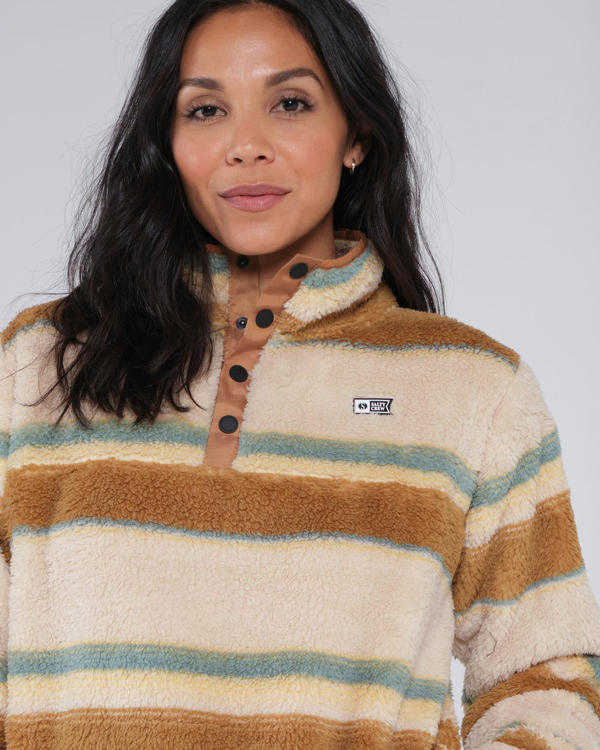 Giacca Sherpa Salty Crew Calm Seas Pullower