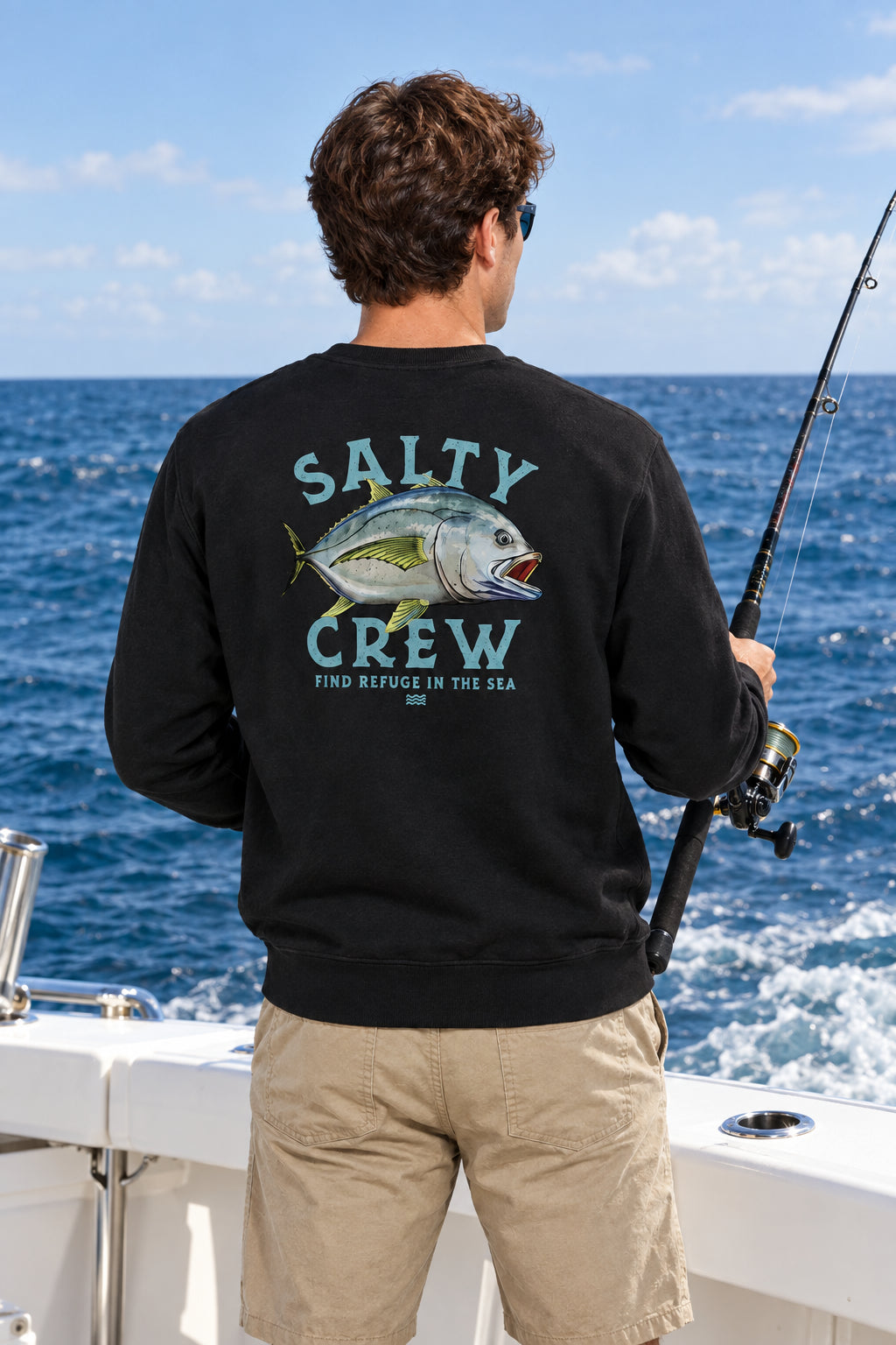 Felpa Girocollo Salty Crew Ulua Crew