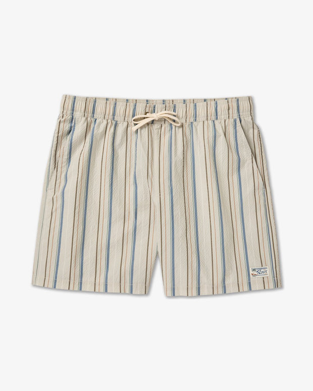 Costume Rvca Exotica Seersucker Elastic 17"