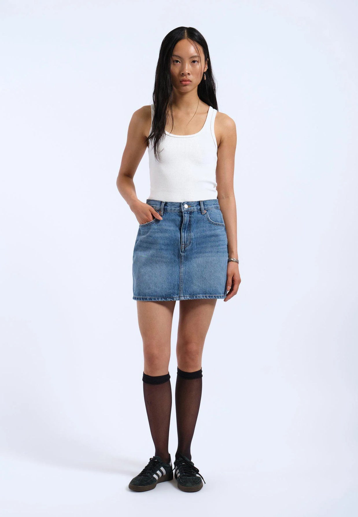 Minigonna Jeans Dr Denim Arch Skirt