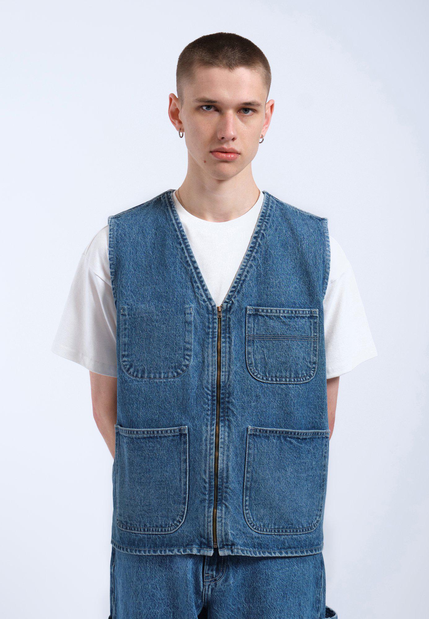 Smanicato Jeans Dr Denim Denver Worker Vest