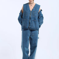 Smanicato Jeans Dr Denim Denver Worker Vest