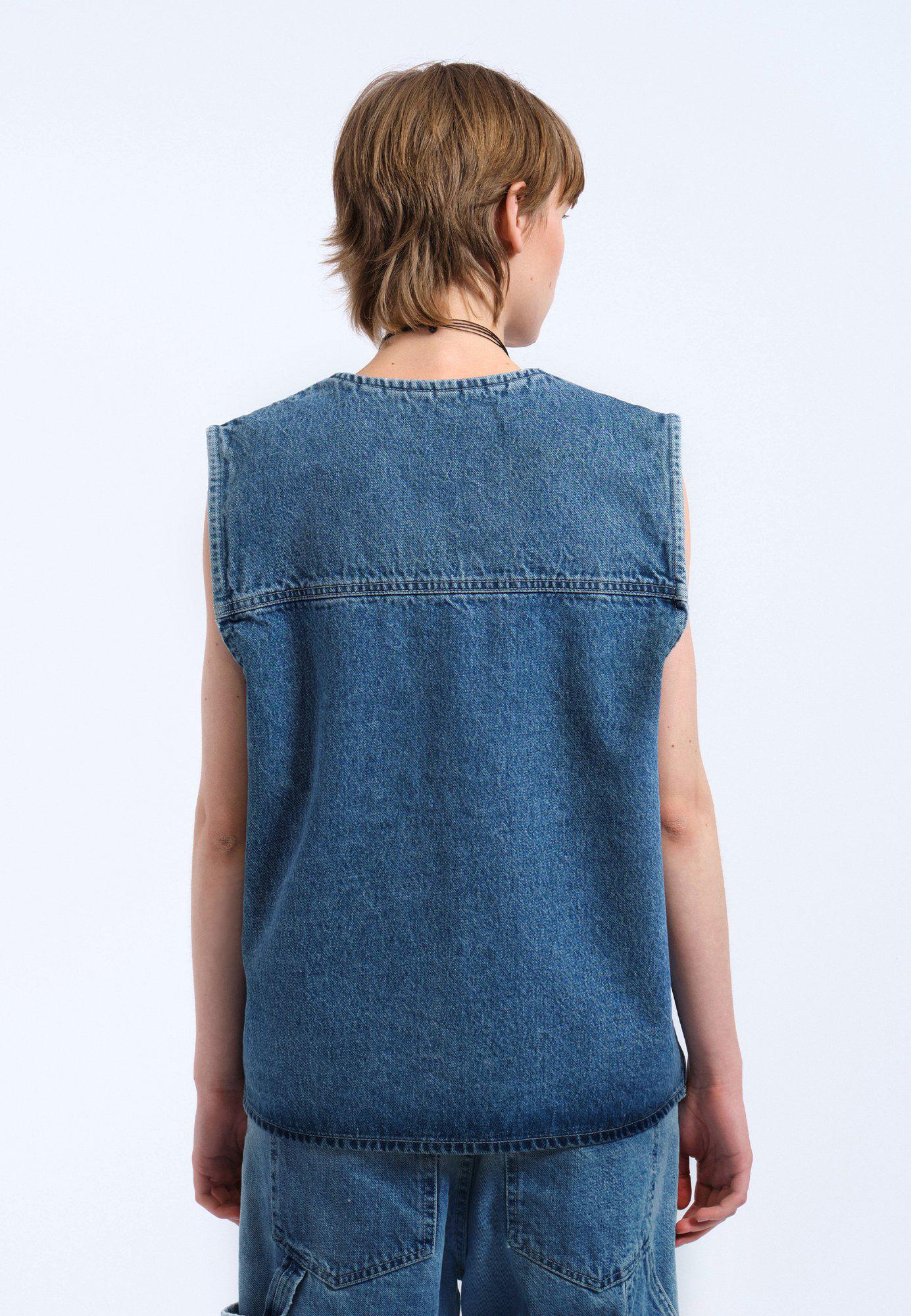 Smanicato Jeans Dr Denim Denver Worker Vest