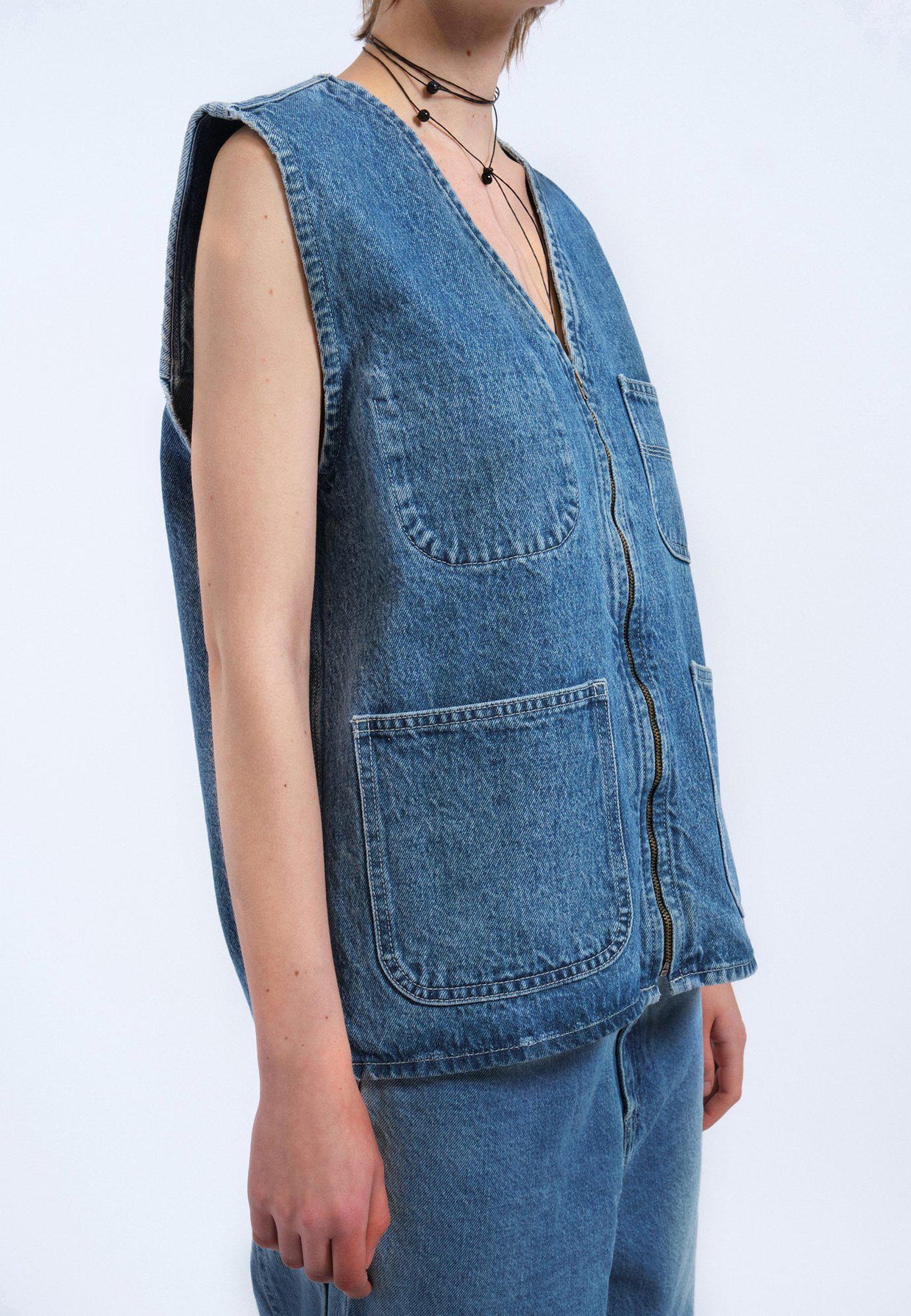 Smanicato Jeans Dr Denim Denver Worker Vest